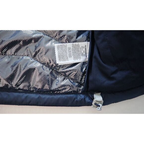 Columbia WO1111-467 Mens Sz M Navy Blue Powder Lite Omni-Heat Puffer Jacket - Picture 10 of 15